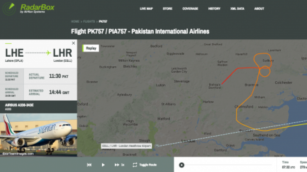 Τρόμος στον αέρα: Μαχητικά αεροσκάφη «προσγείωσαν» πτήση από το Πακιστάν στο Λονδίνο